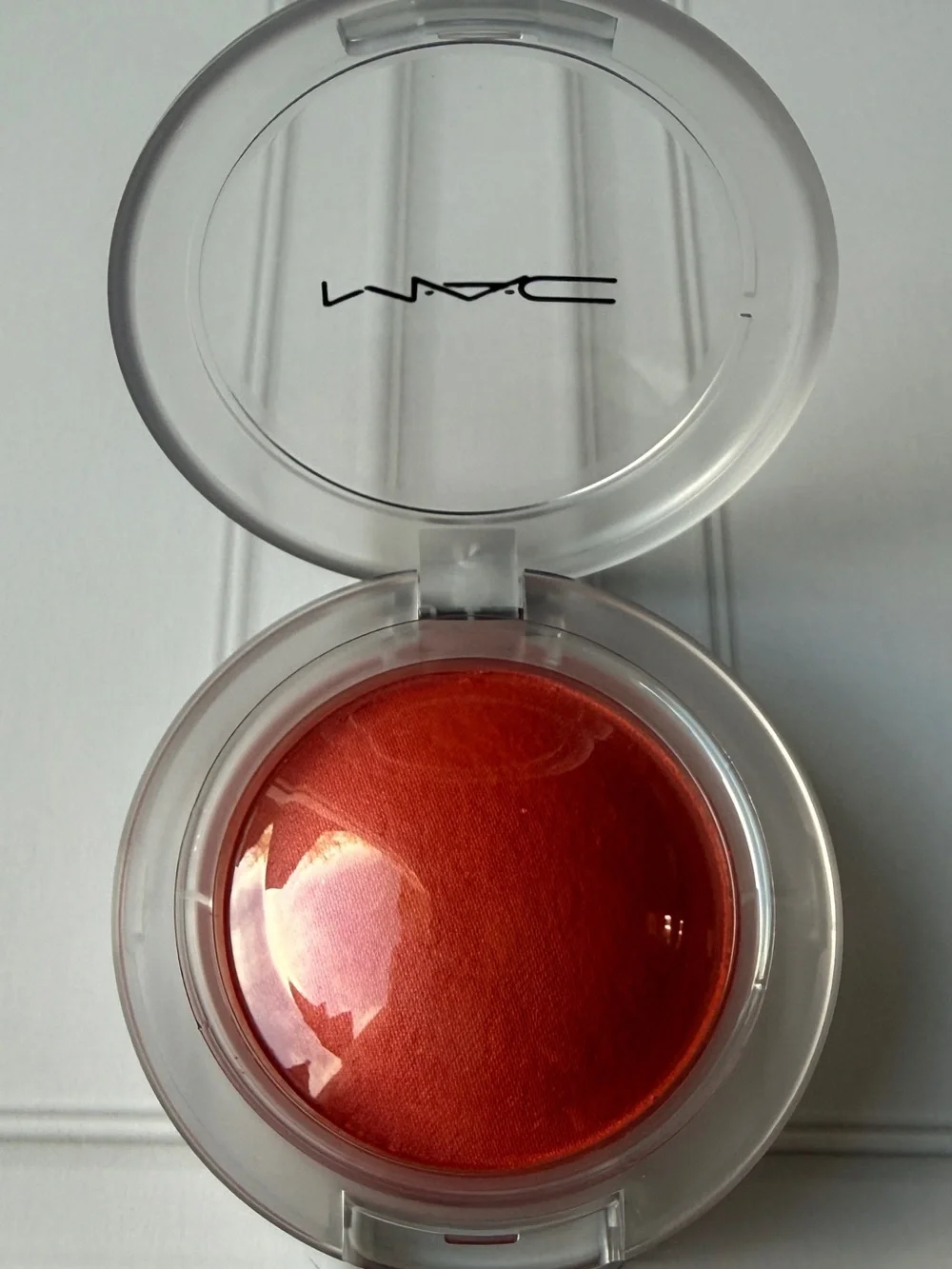MAC Glow Play Cushiony Blush That’s Peachy NIB Full Size 7.3g